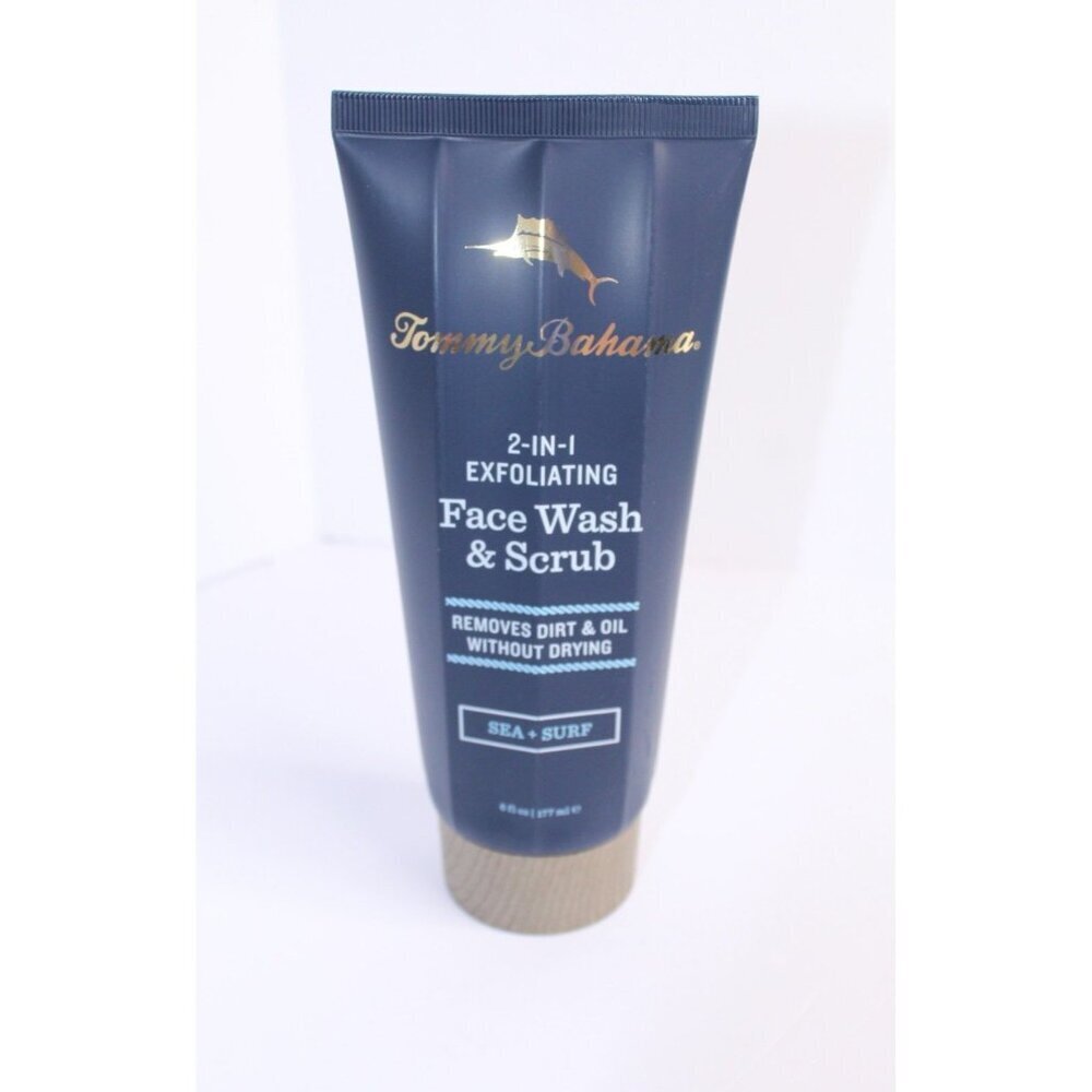 Tommy Bahama 2-in-1 Exfoliating Face Wash & Scrub Sea and Surf 6 fl oz New